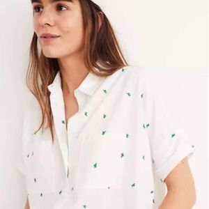 Madewell oversized cactus shirt